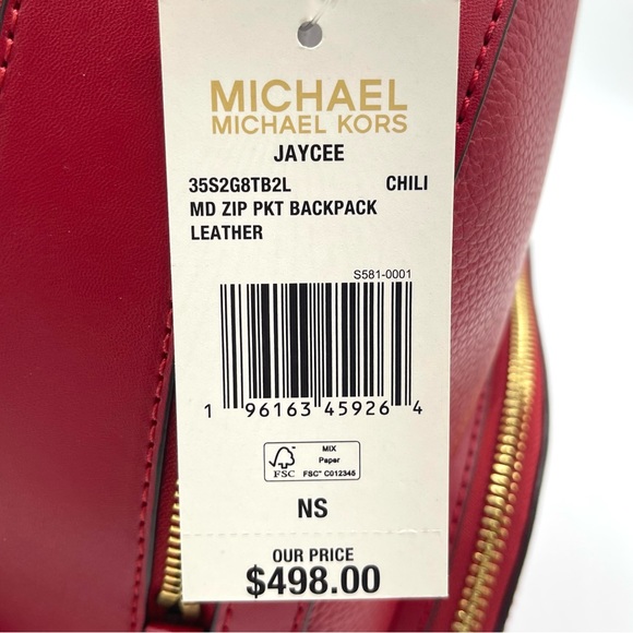 Michael Kors Medium Jaycee Backpack - Picture 13 of 13